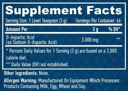 D-Aspartic Acid (Sports) - 200 г